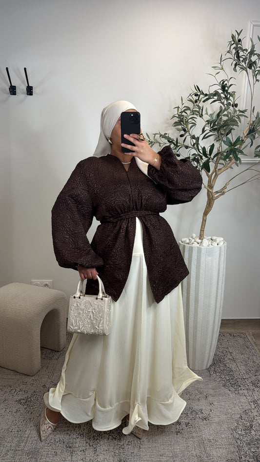 VESTE ABLA BROCARD [ choco ]