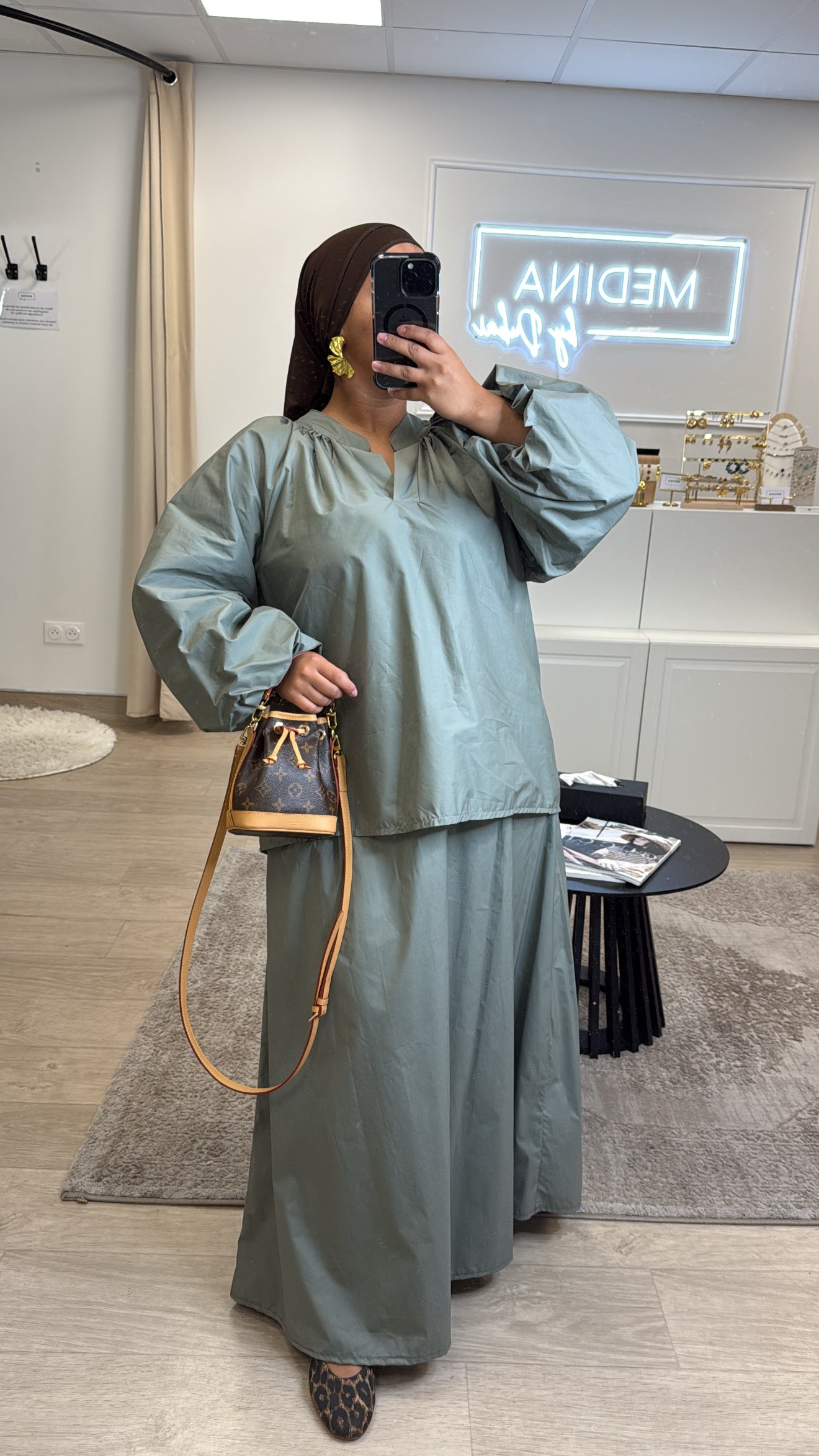 Ensemble jupe  Dilara [ kaki]