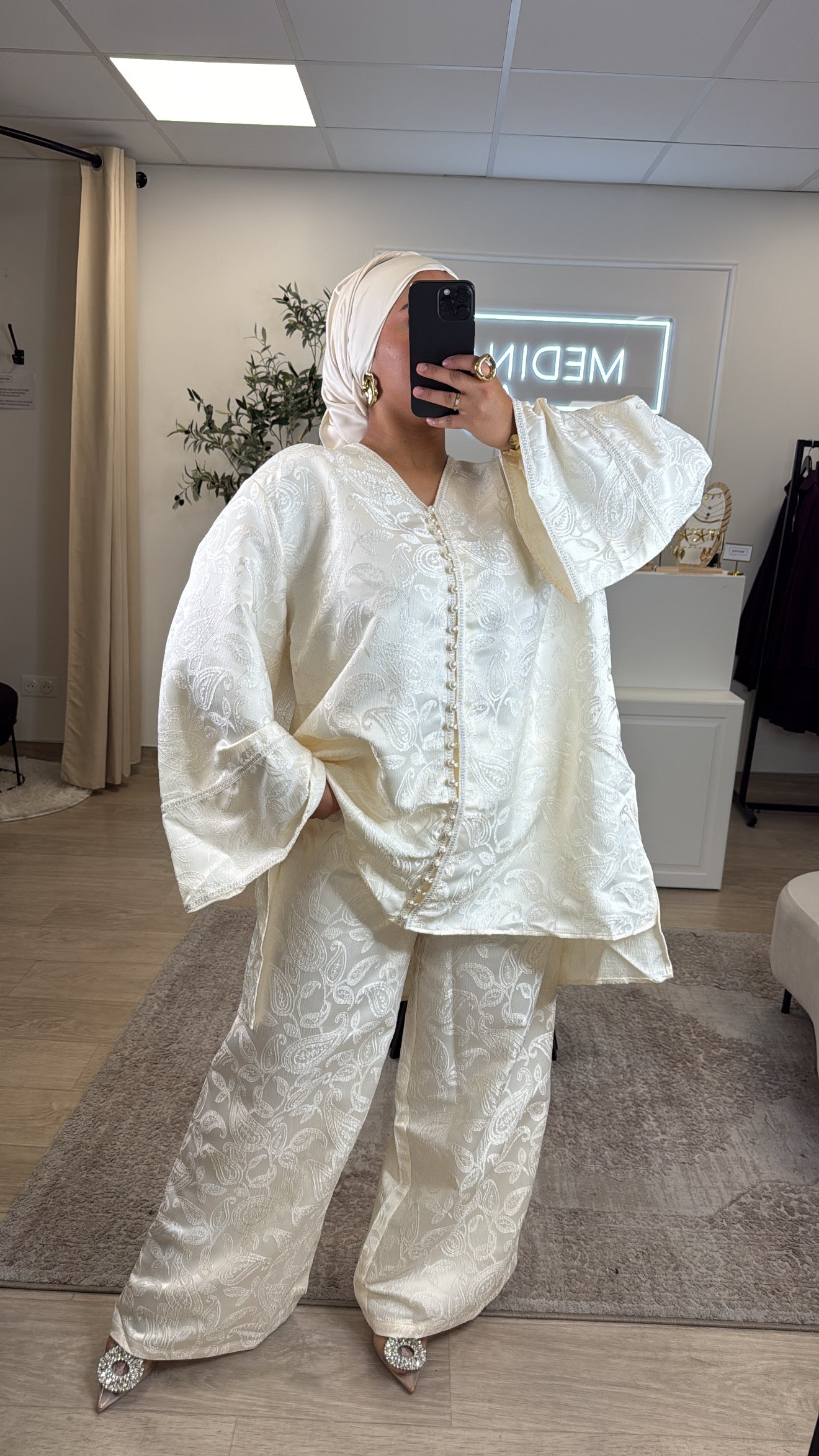 Ensemble brocard PREMIUM [ crème ]