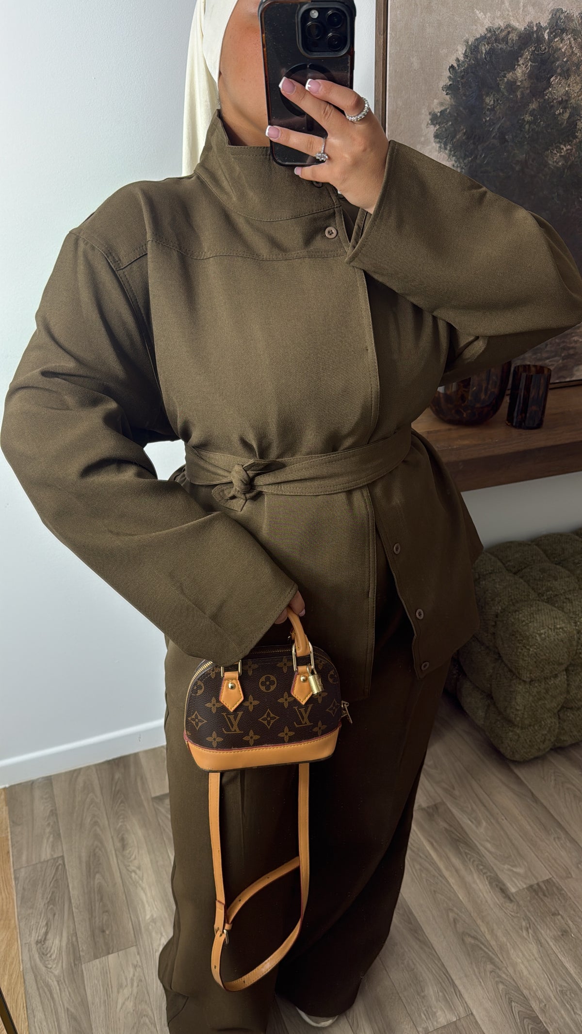 ENSEMBLE PREMIUM VESTE + PANTALON [ mocca ]