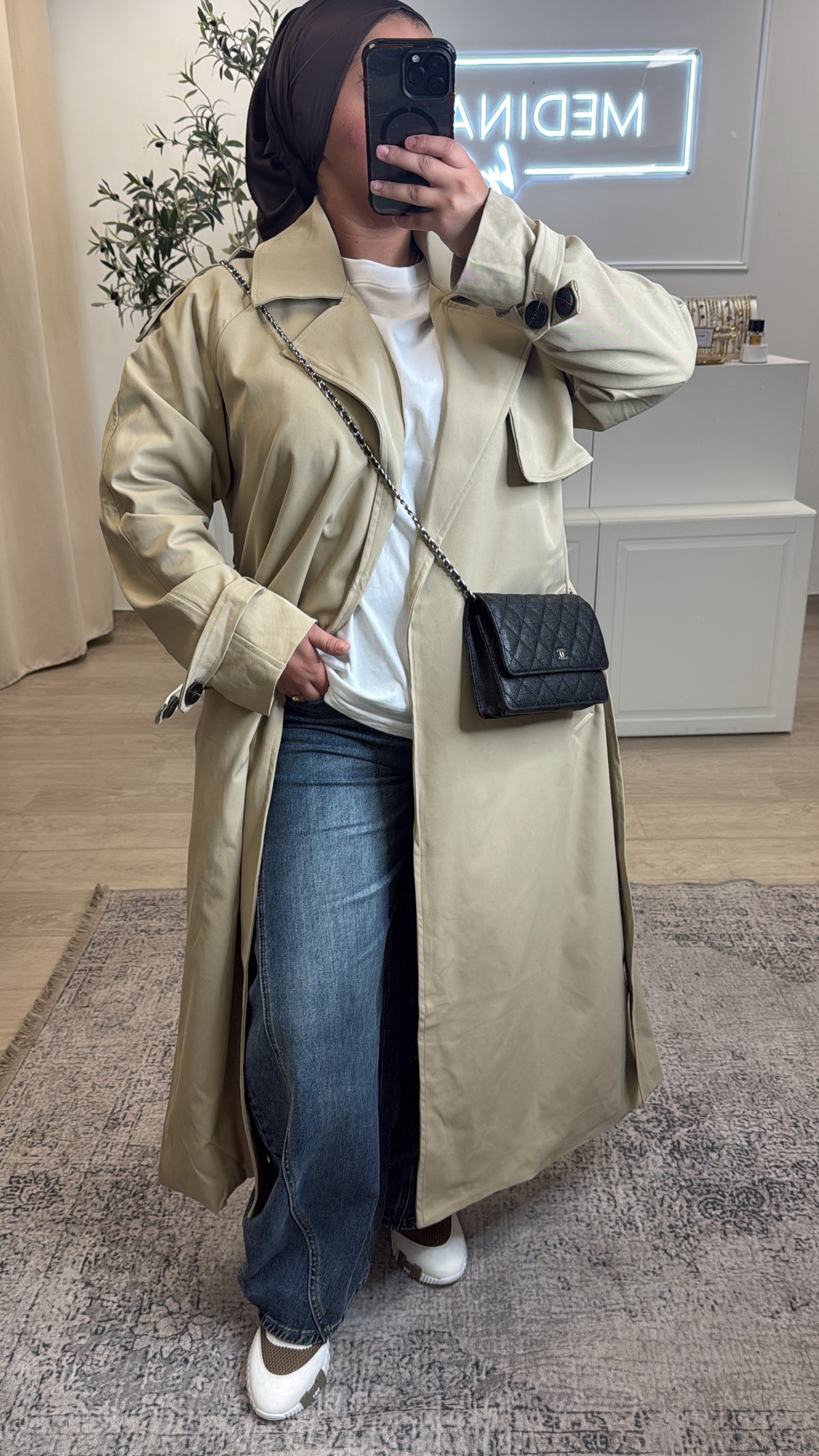 TRENCH PREMIUM [ camel ]