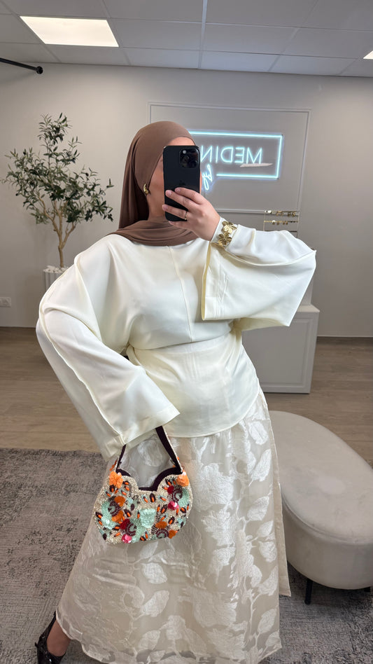 HAUT SATIN [ crème ]