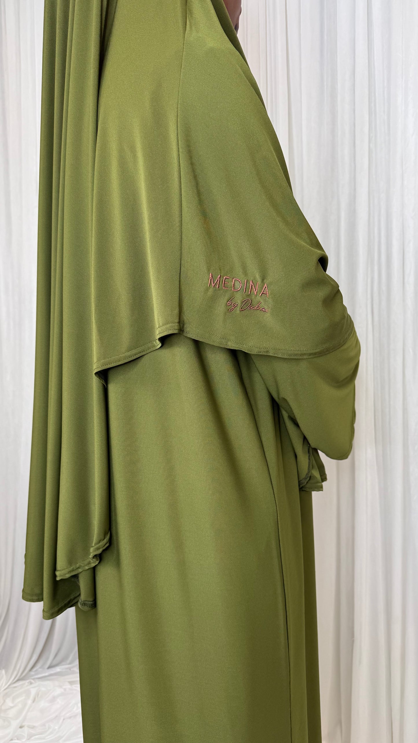 SIGNATURE JERSEY PREMIUM BRODÉ [ olive ]