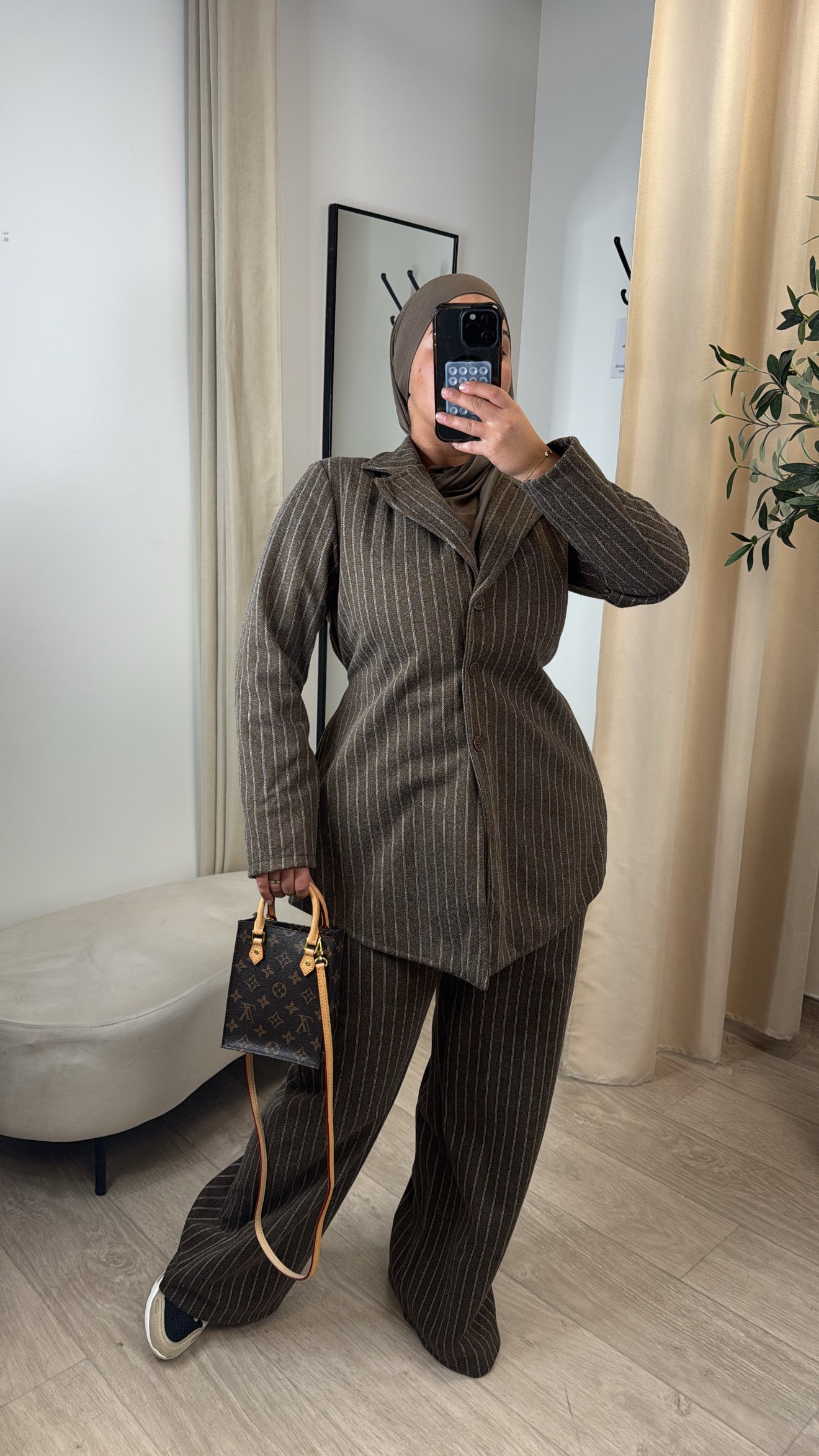 ENSEMBLE BLAZER IZYA [ choco ]