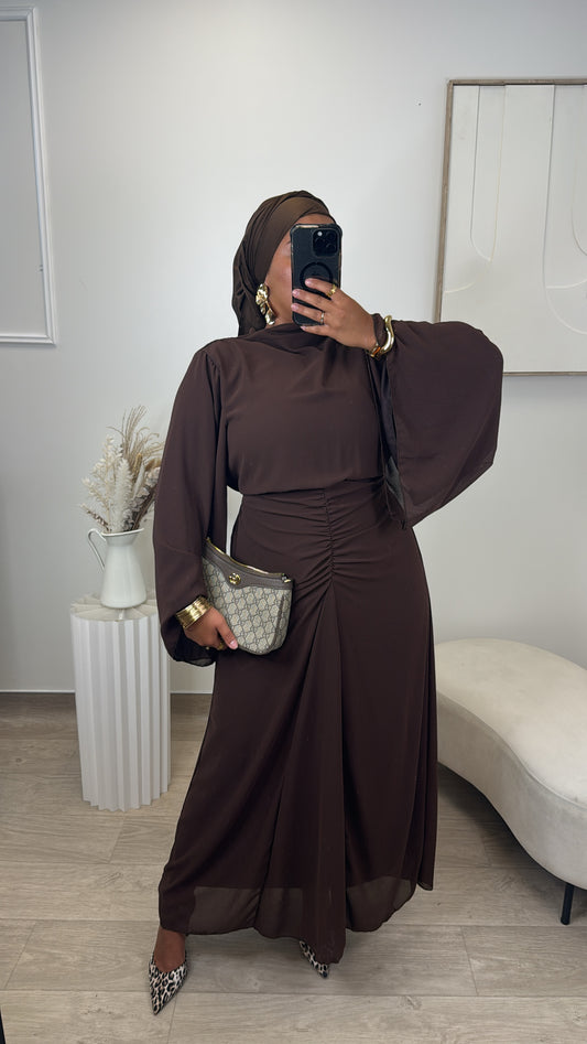 Robe Cintré Mira [ marron ]