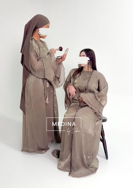 Abaya Tesnim [ taupe ]