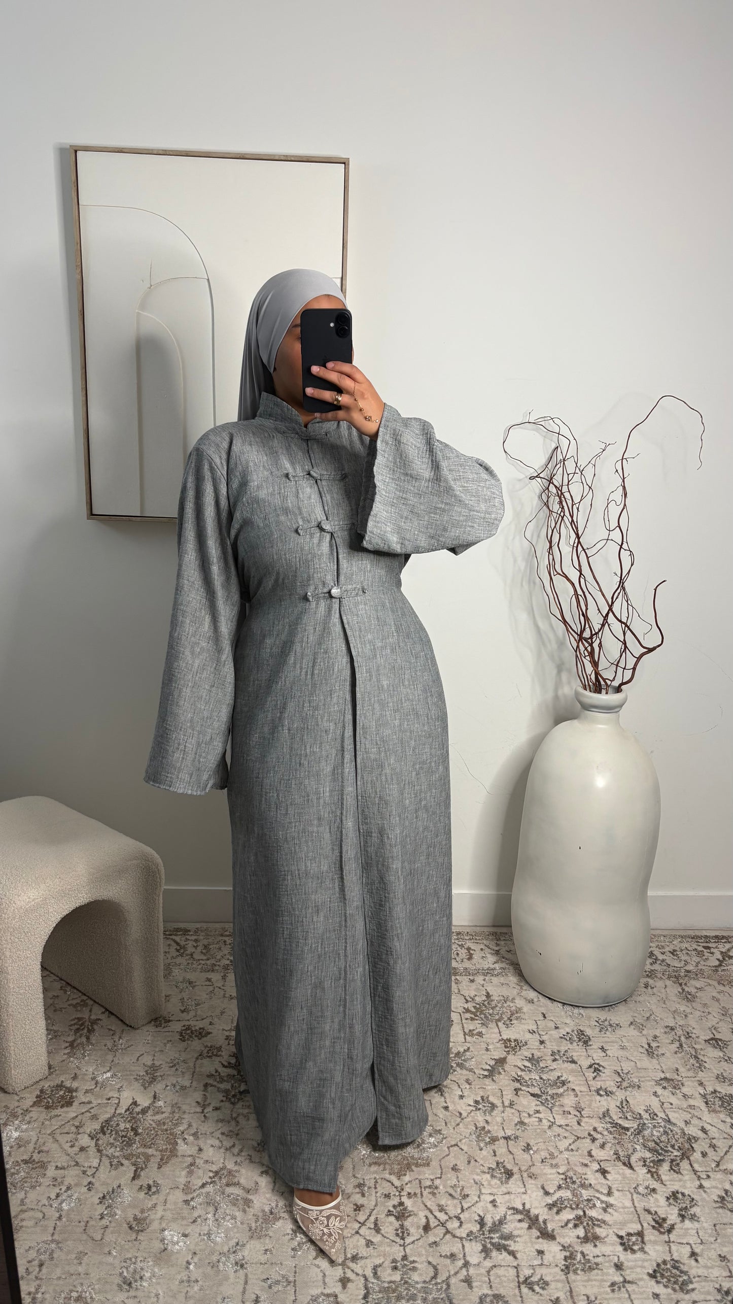 Ensemble Kimono Tokyo [ gris ]