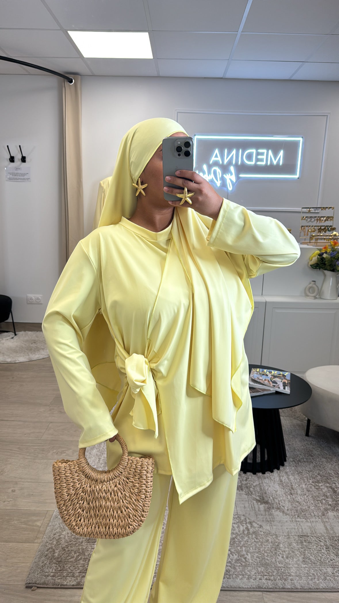 Burkini Sun 3 pièces [ jaune ]