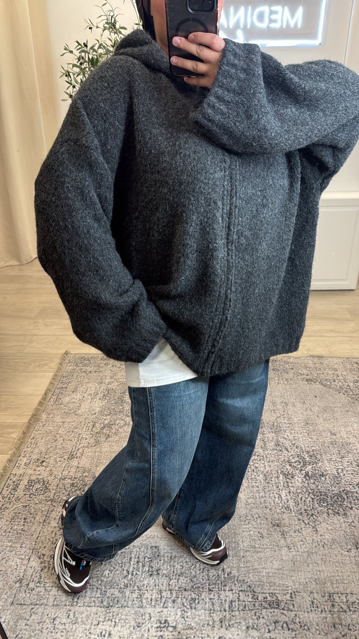 Gilet à capuche [ noir ]