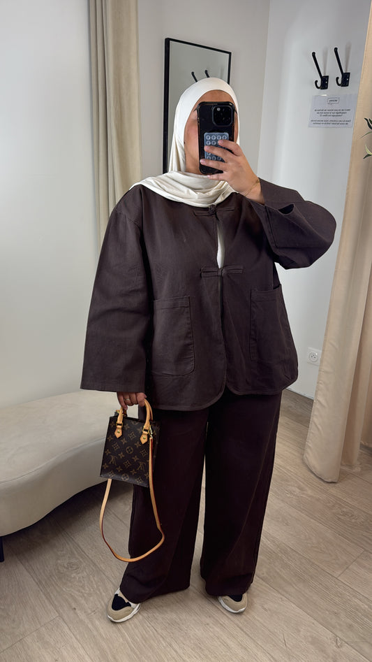 ENSEMBLE ARYA JEANS [ choco ]