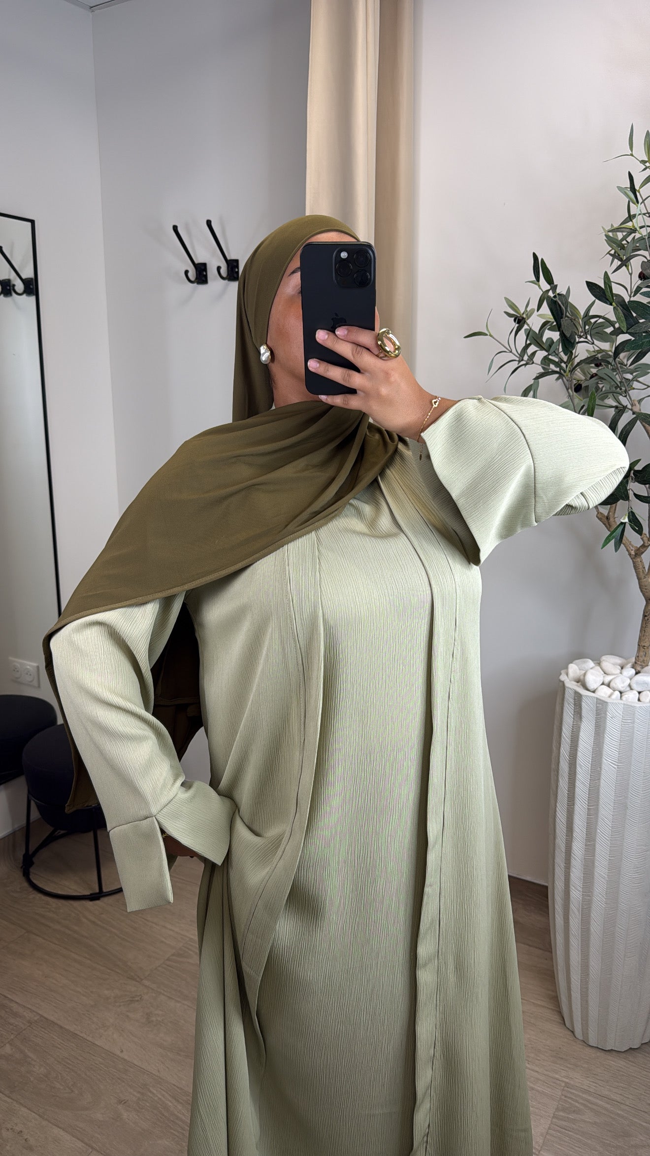Ensemble Kimono Premium [ kaki claire ]