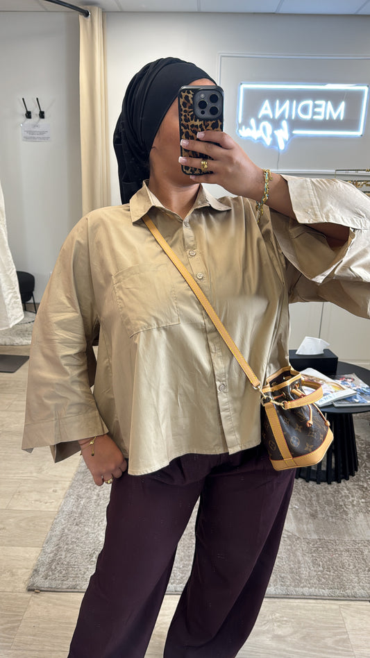 Chemise Milla oversize [ camel]