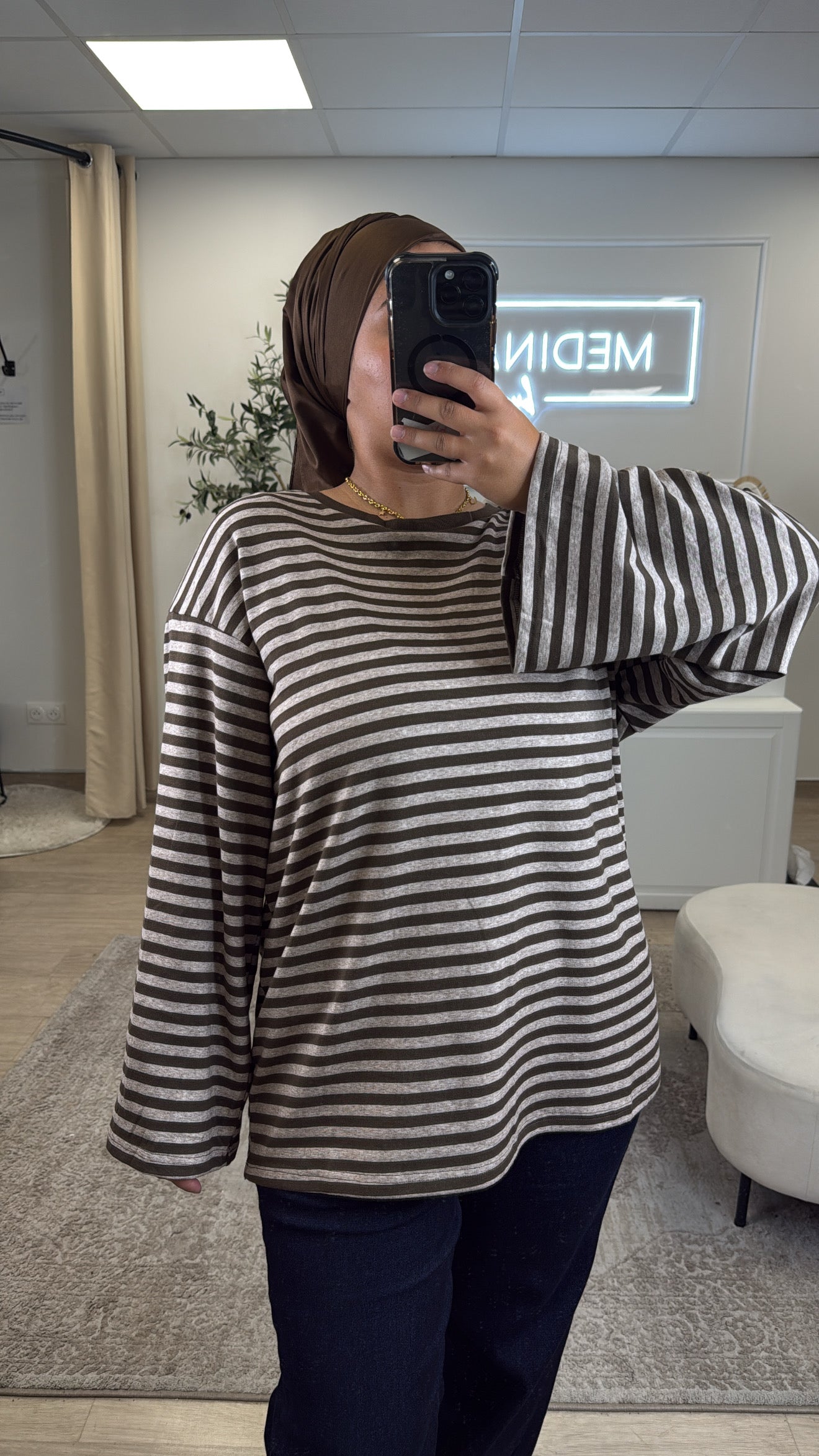T-shirt Marinière [ choco ]