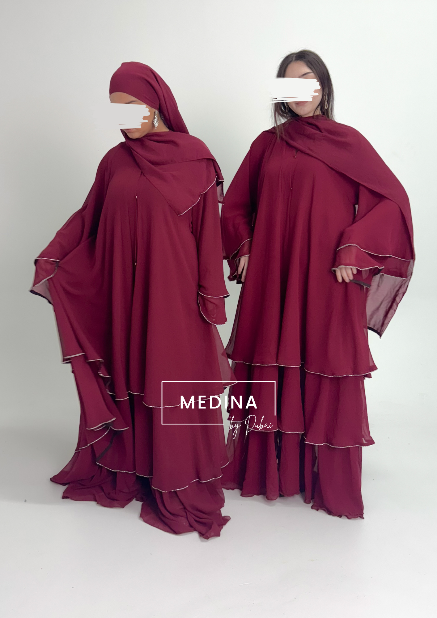 Abaya Belle [ bordeau ]