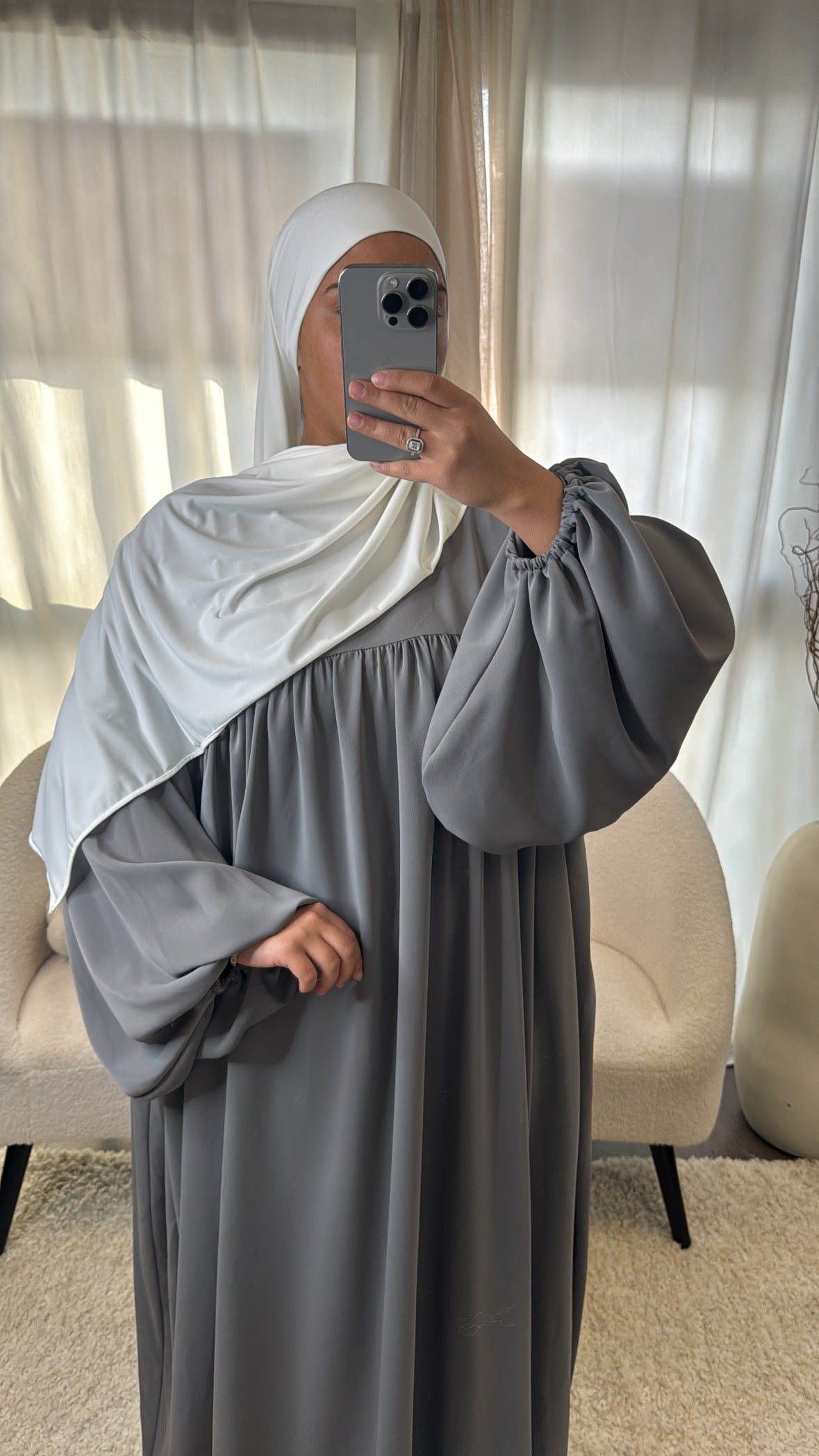 Abaya Zayna [ gris ]