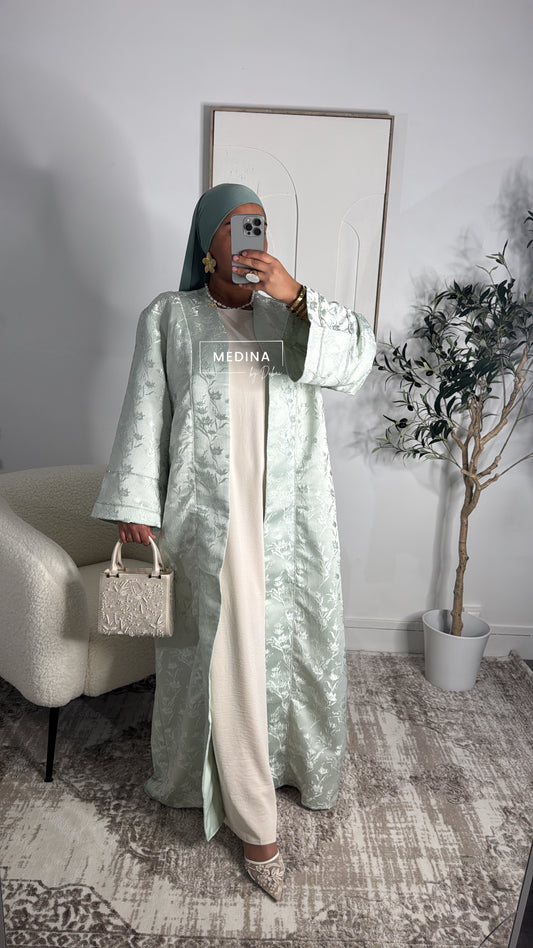 Kimono Brocart luxe [ vert ]