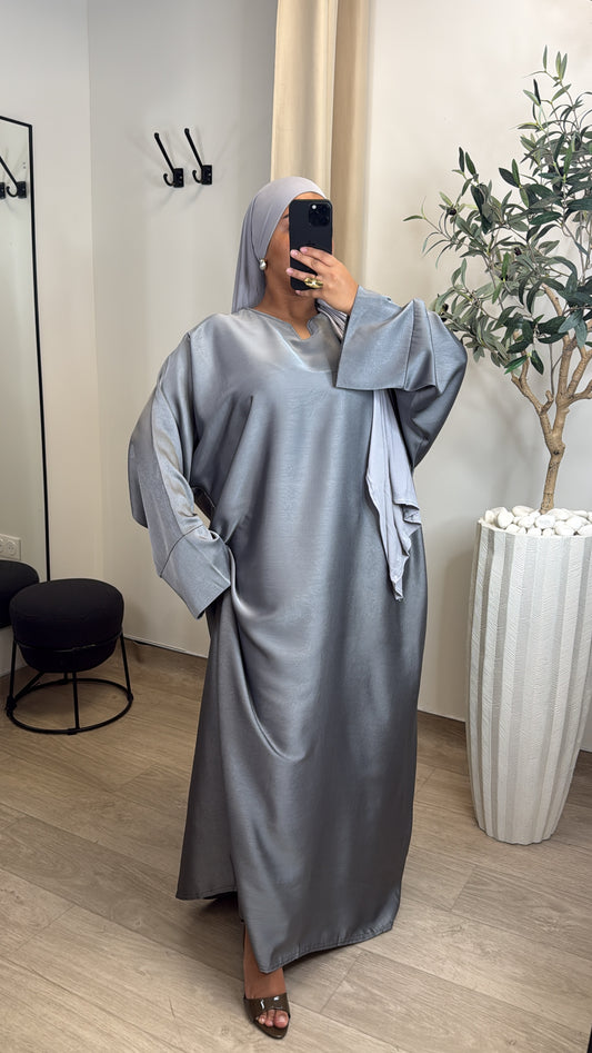 Abaya Talya Premium [ Baby Grey ]