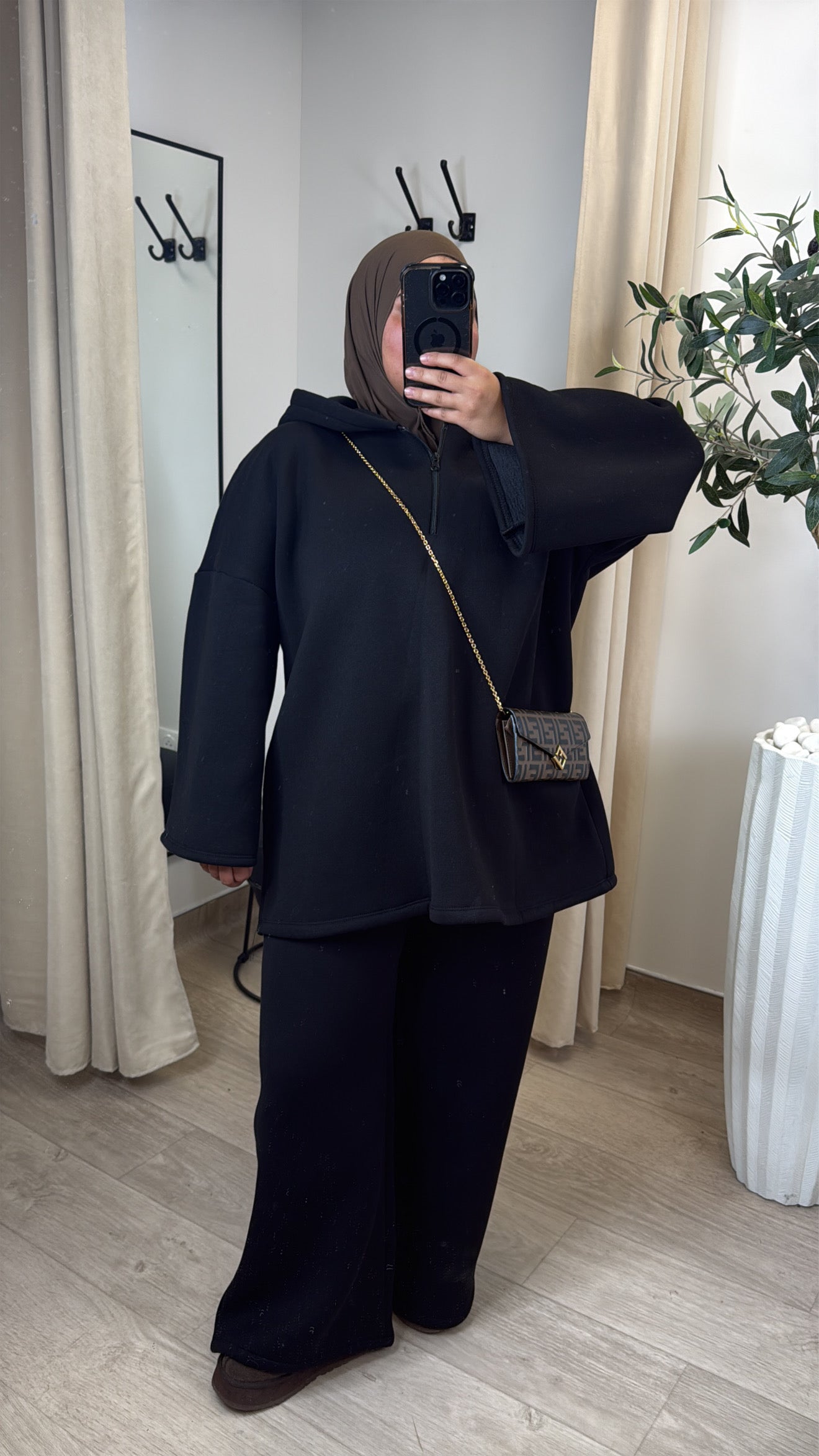 Ensemble à zip [ Noir ]