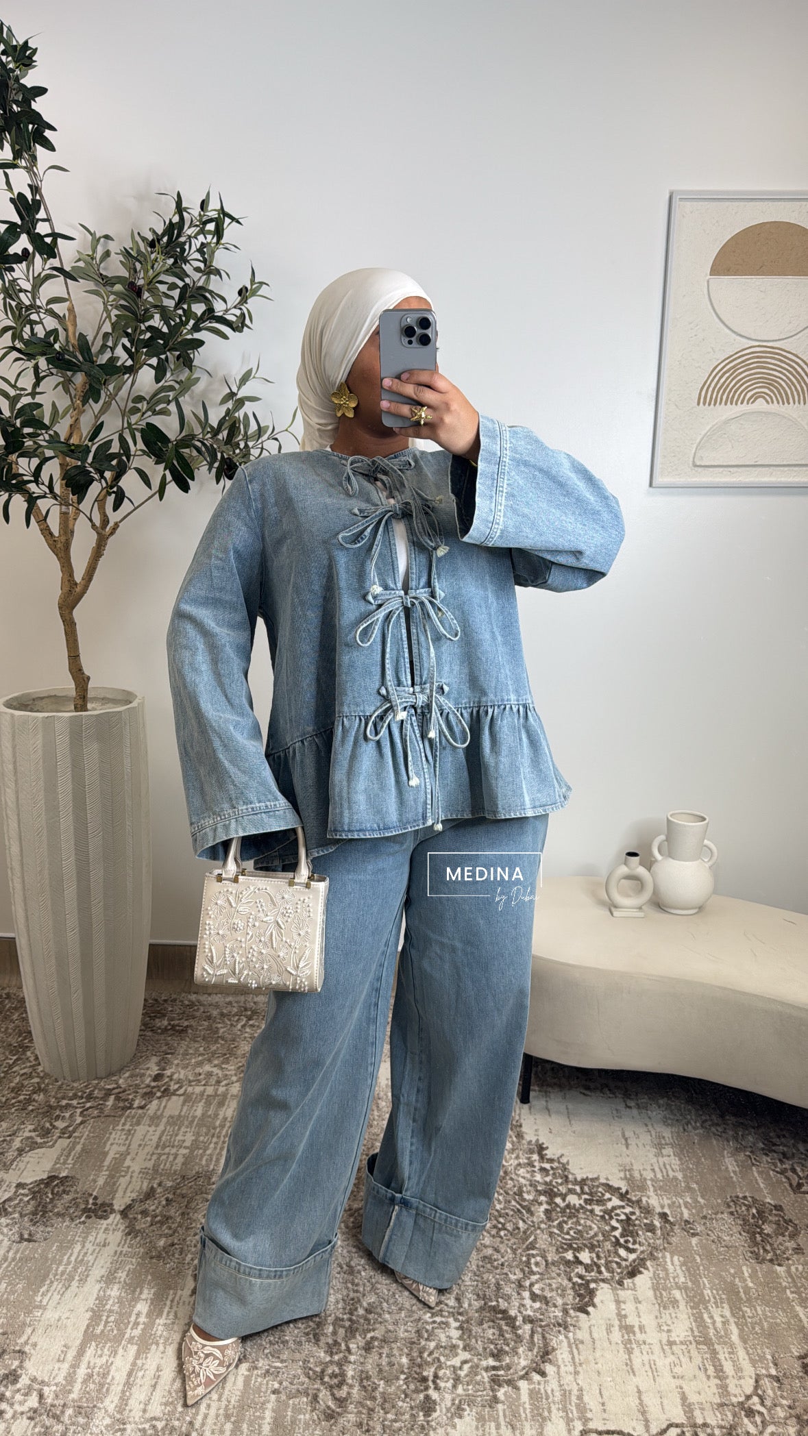 Jean Oversize [ bleu]