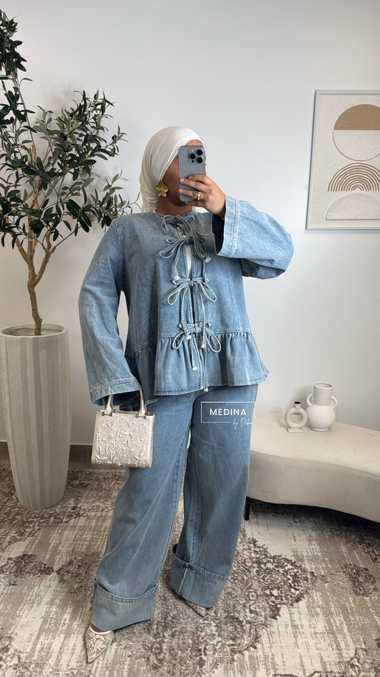 Jean Oversize [ bleu]