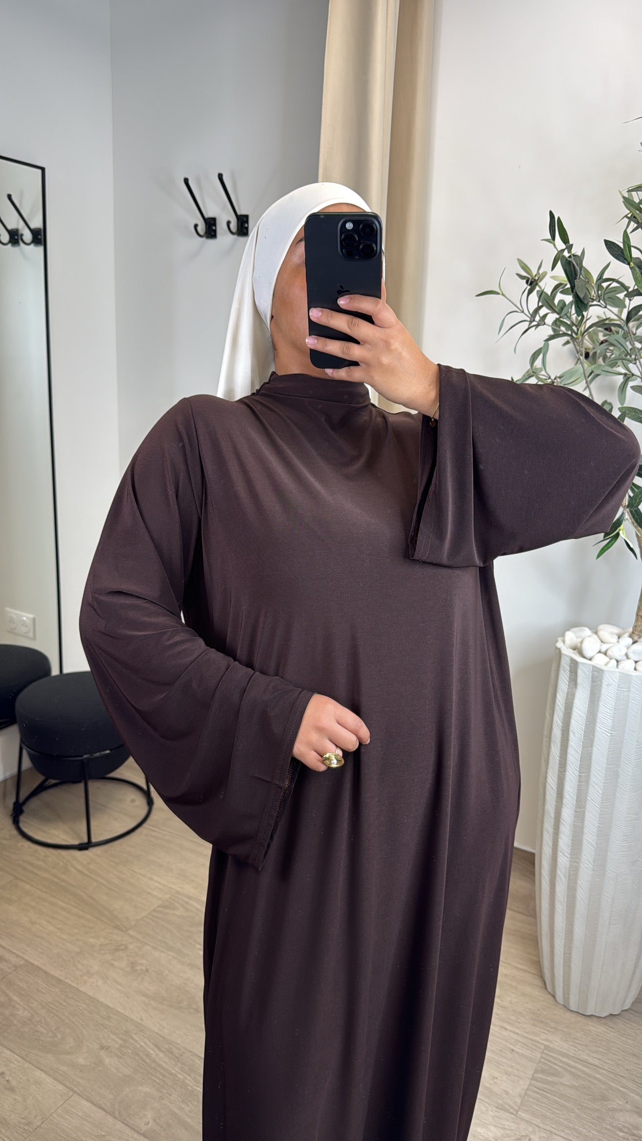 Abaya Jersey Premium [ choco]