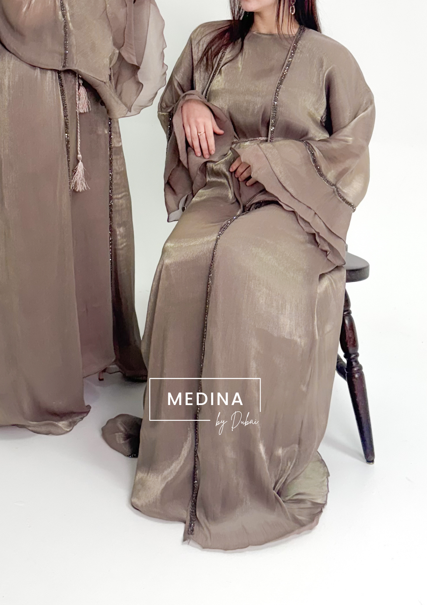 Abaya Tesnim [ taupe ]