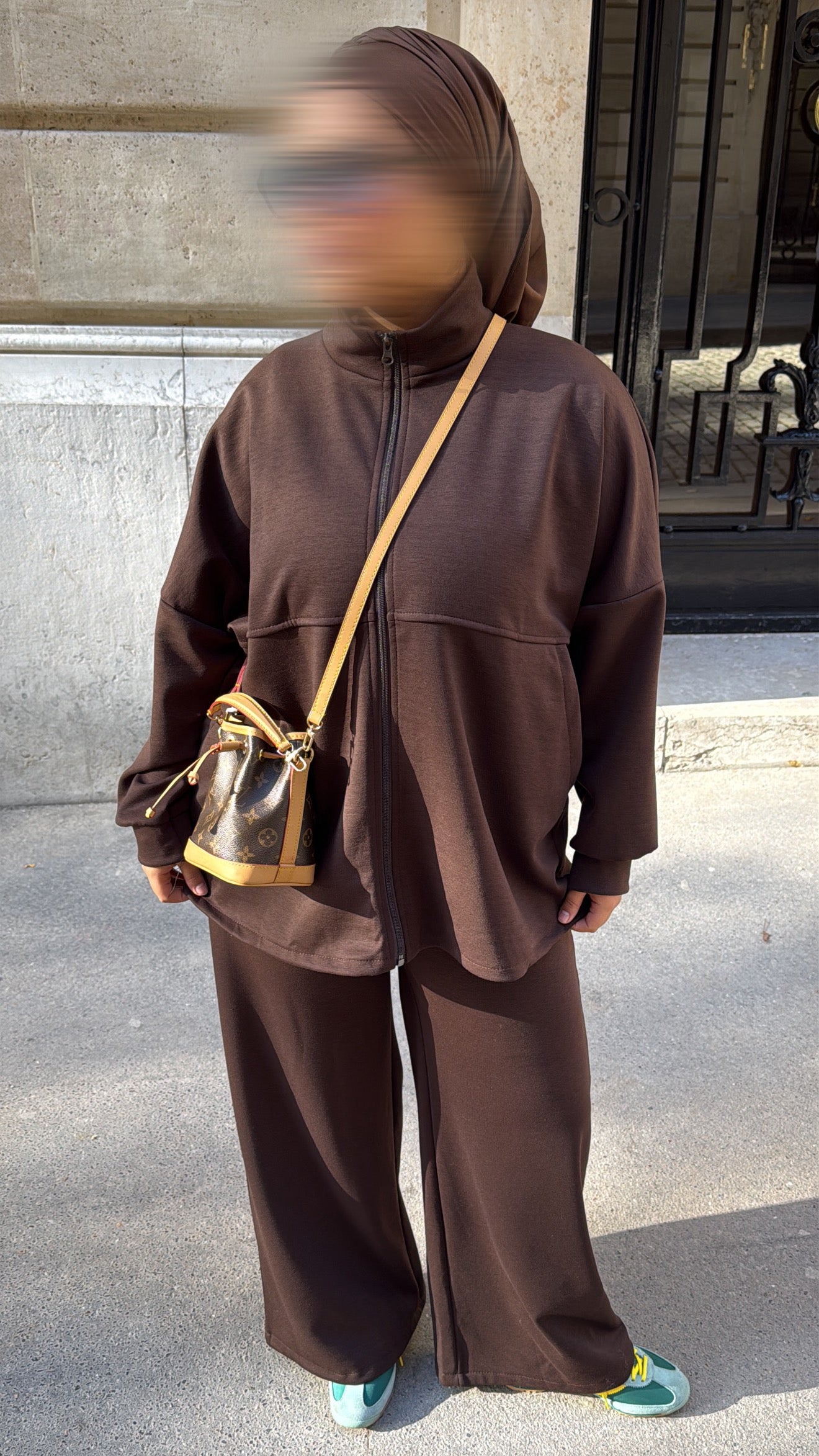 Ensemble Premium Manel [ marron ]