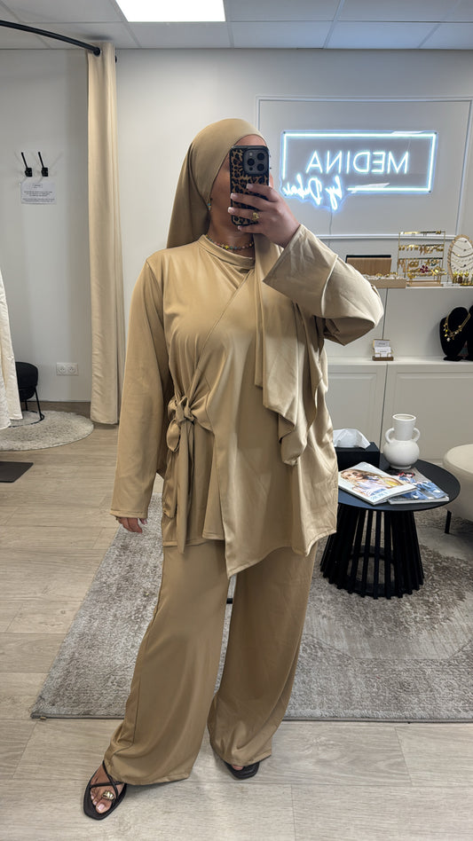 Burkini Sun 3 pièces [ caramel ]