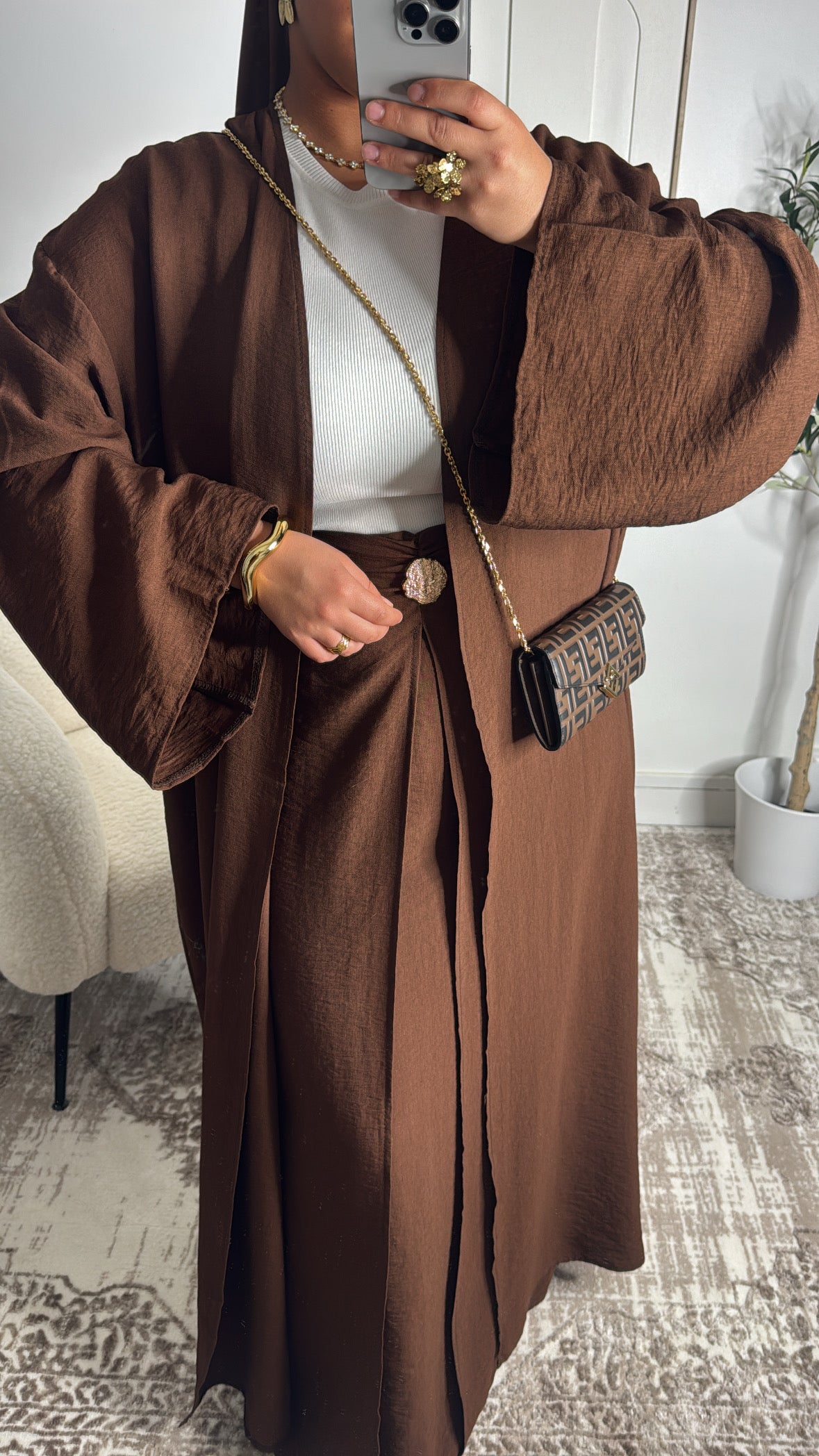 Ensemble Kimono Nour [ marron]