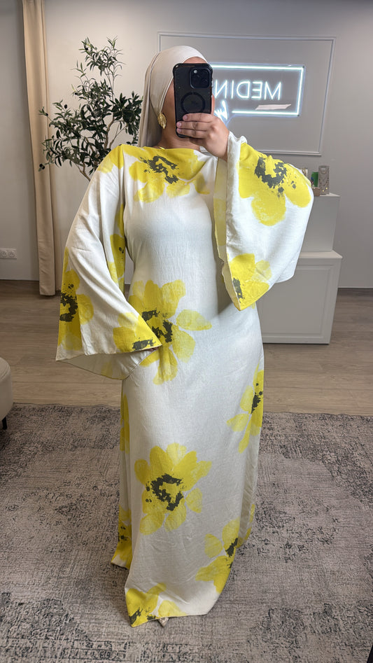 ROBE EVA CINTRÉ [ JAUNE ]