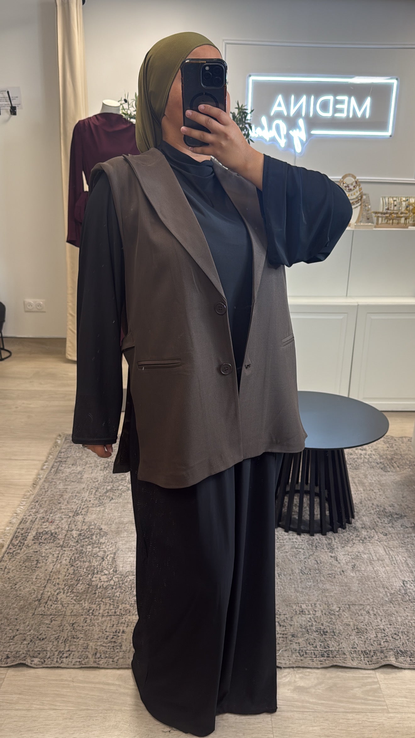 BLAZER MARRON