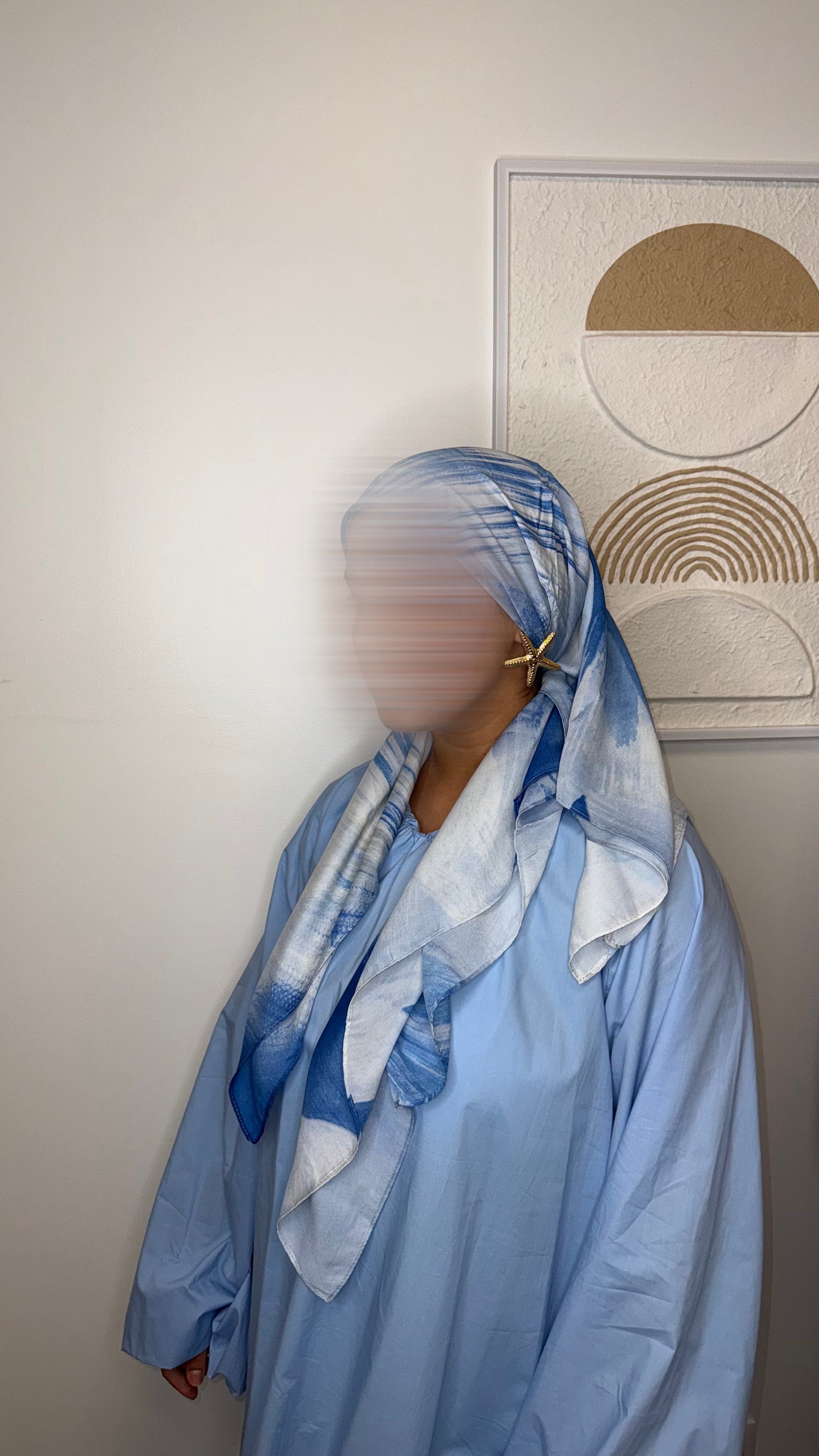 Carré Imprimer [ bleu électrique]