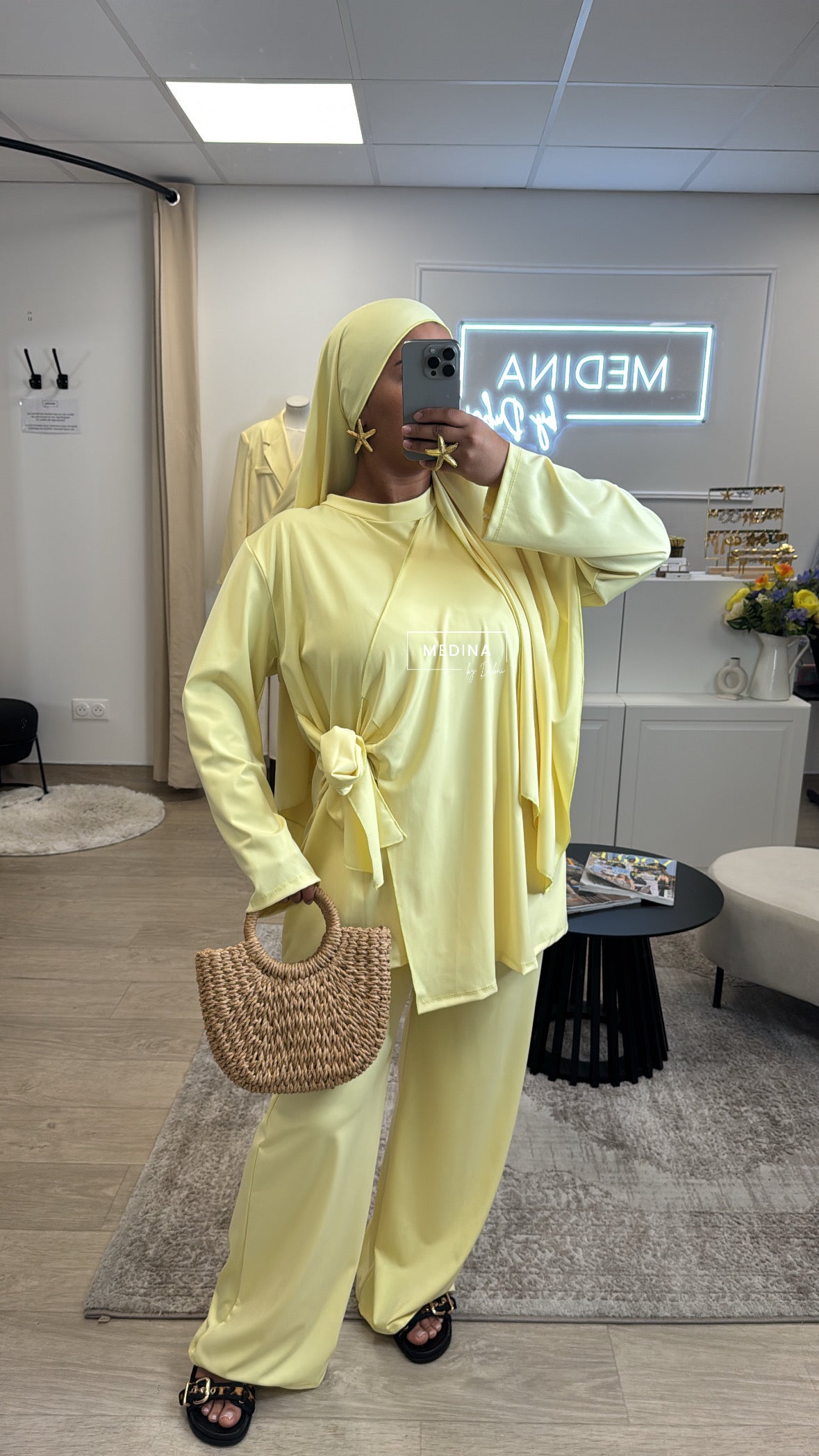 Burkini Sun 3 pièces [ jaune ]