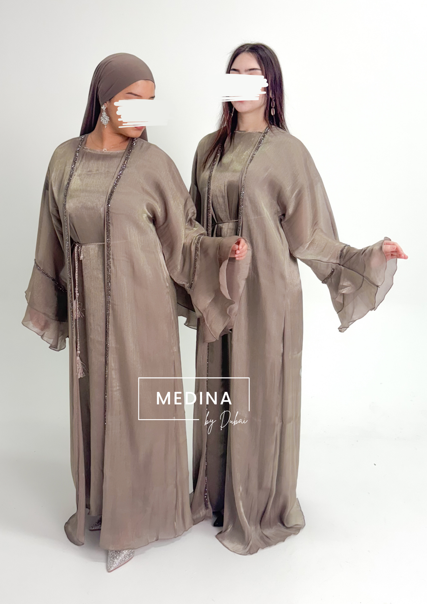 Abaya Tesnim [ taupe ]