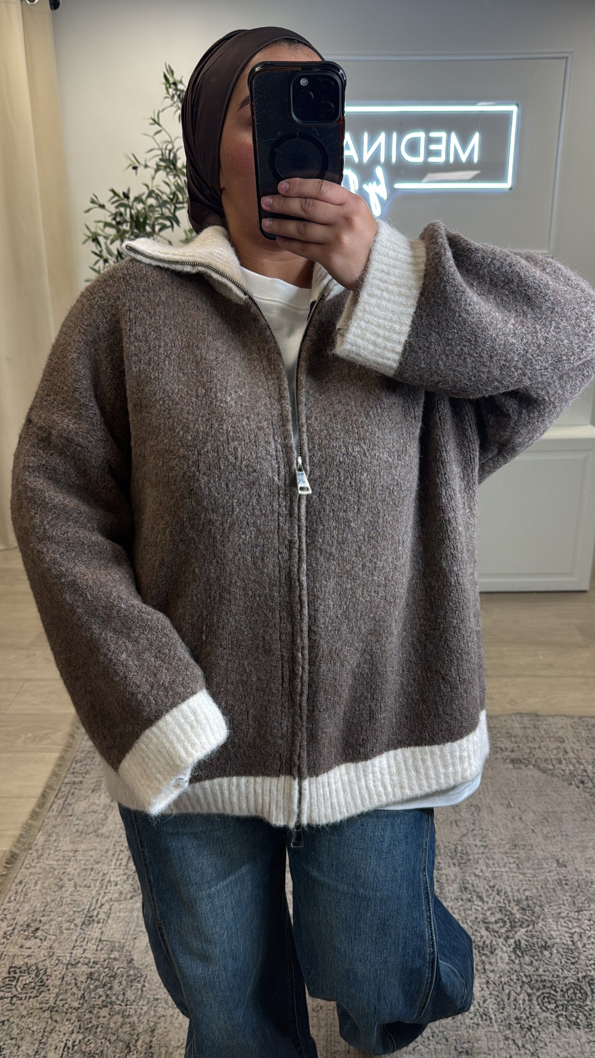 Gilet Yasmine [ mocca ]