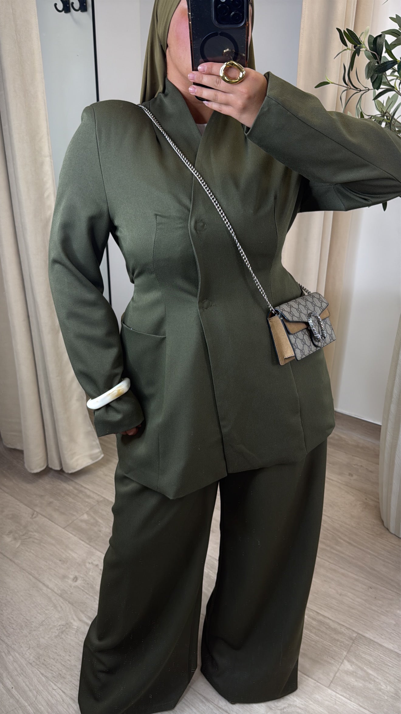 Ensemble blazer Sahra [ kaki ]