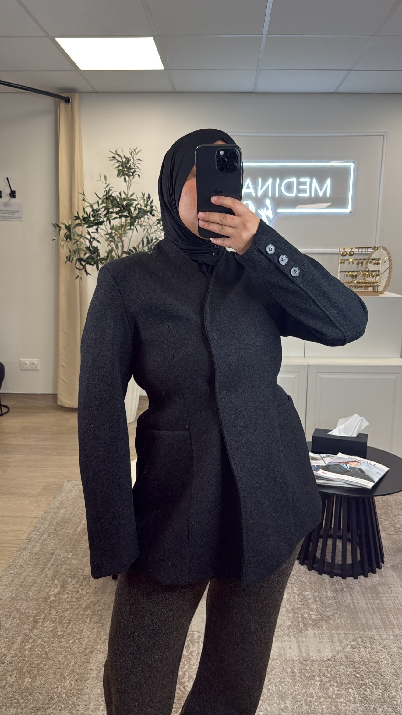 VESTE CINTRÉ [ black ]