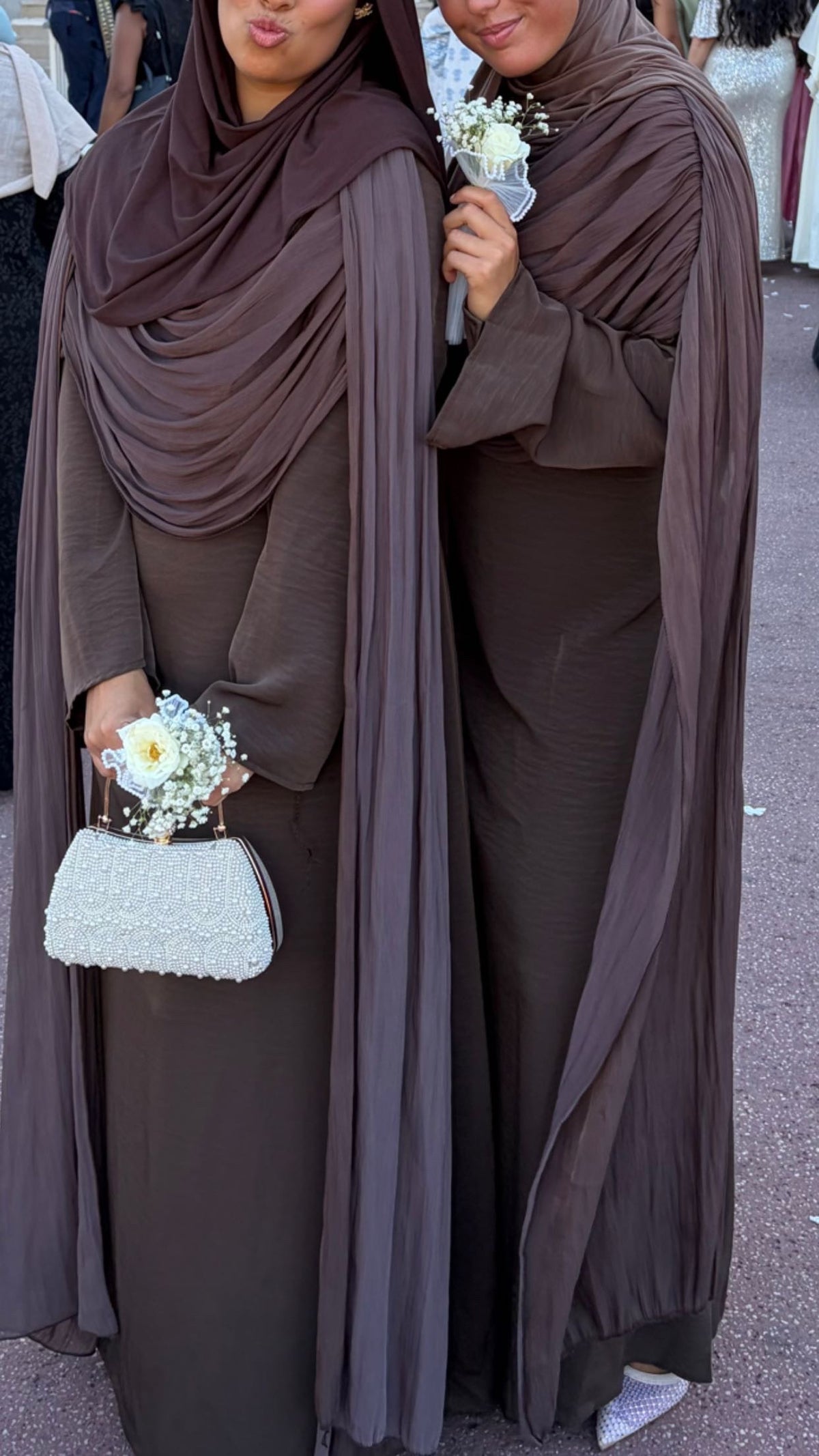 ROBE DRAPÉE PREMIUM [ choco ]