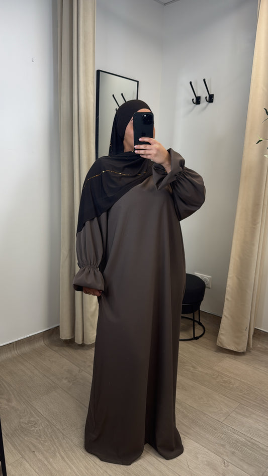 ABAYA JASMINE [ TAUPE ]