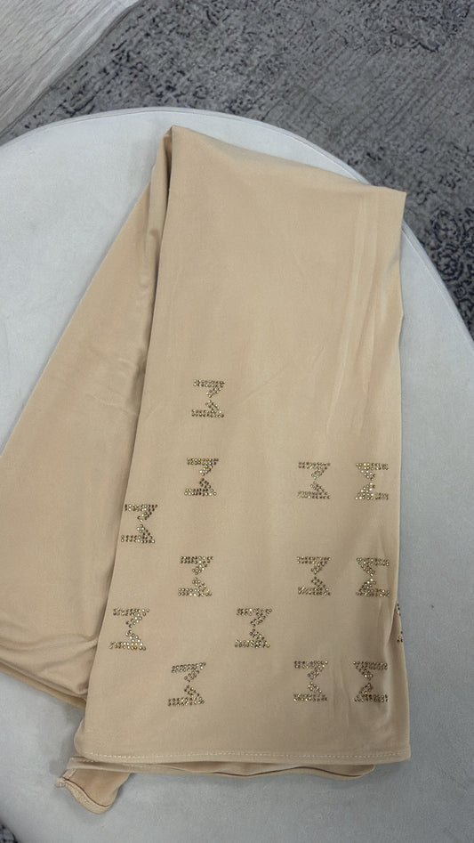 JERSEY PREMIUM A STRASS [ camel ]
