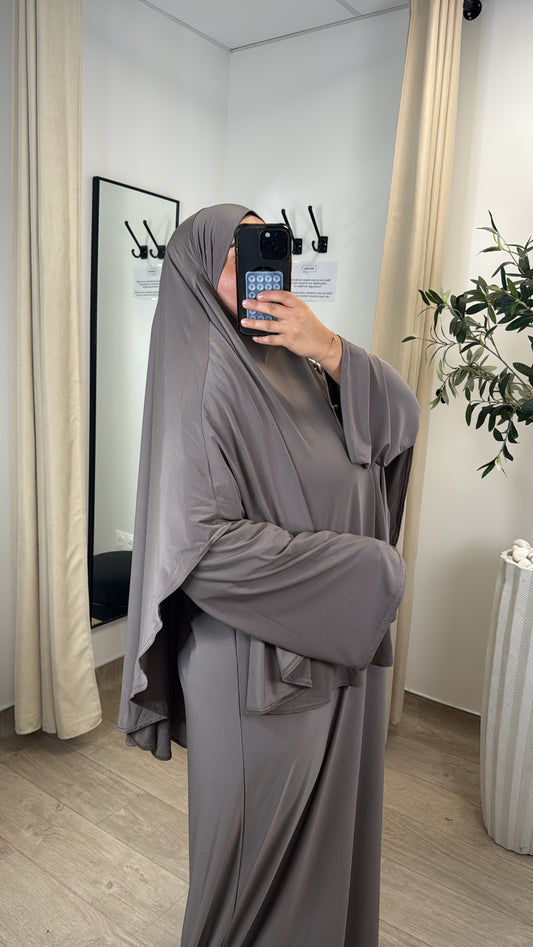 Khimars jersey Premium [ taupe ]