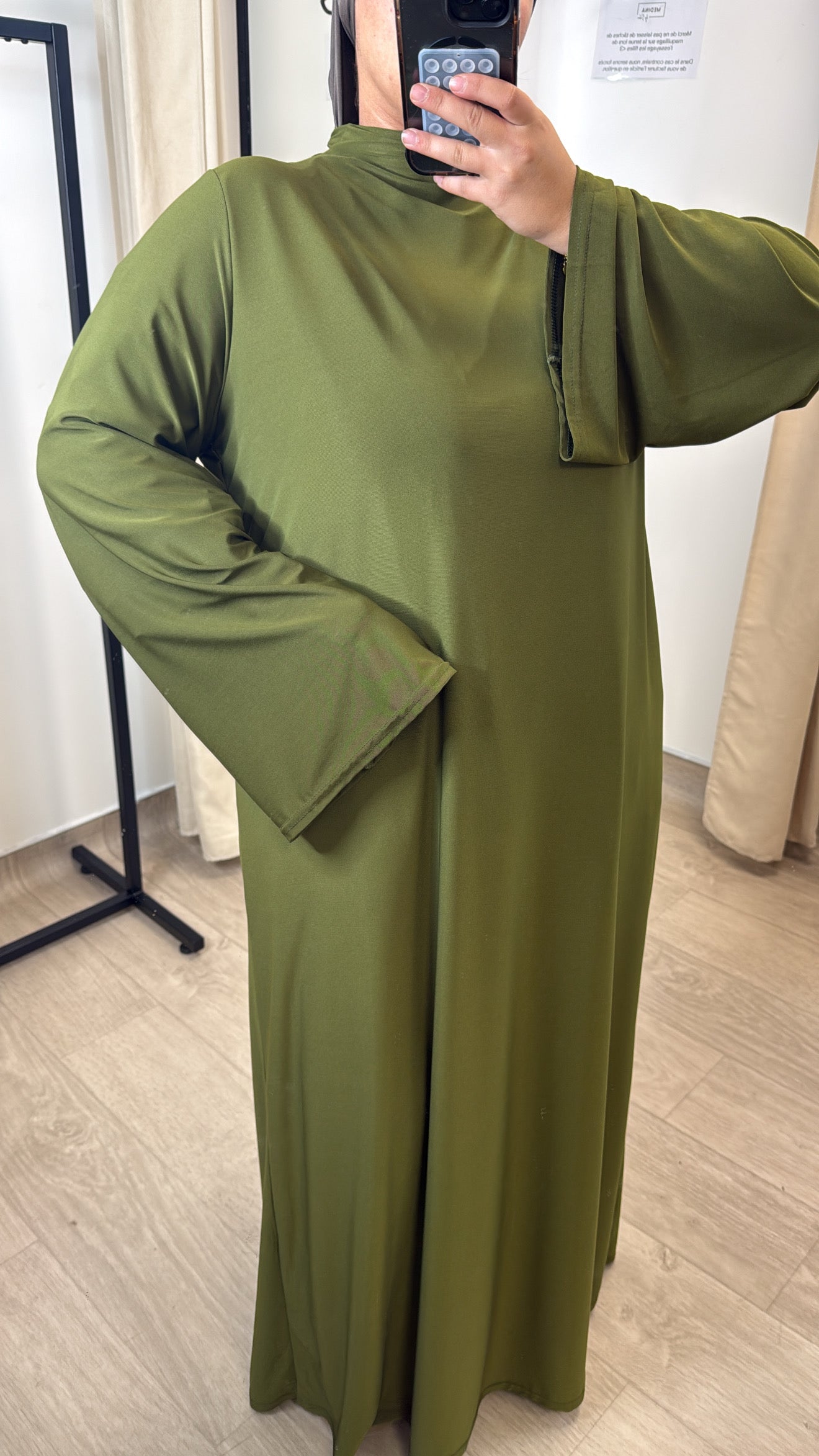 Abaya jersey Premium [ olive ]