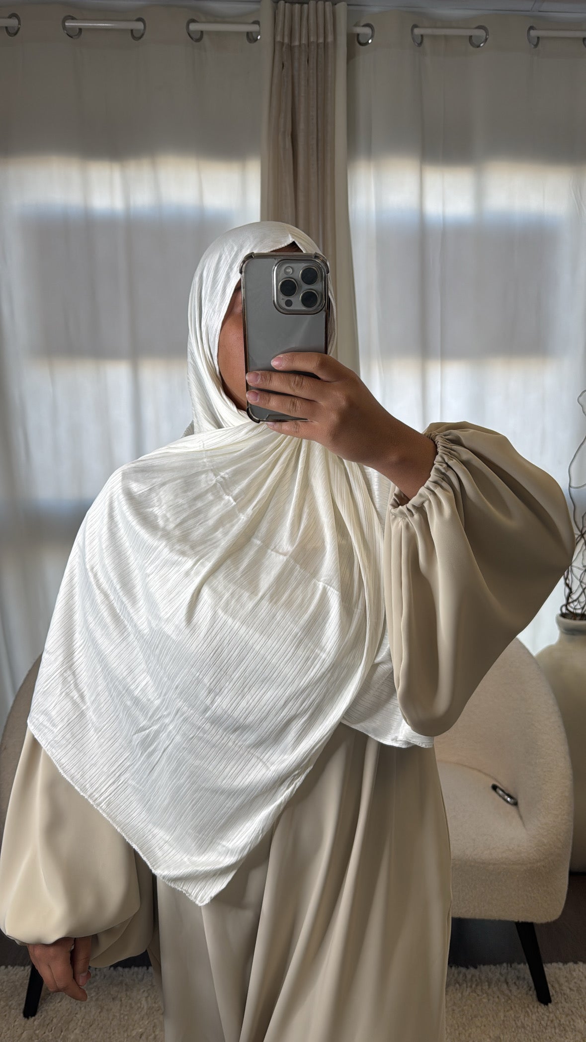 Jersey Rayure [ crème ]