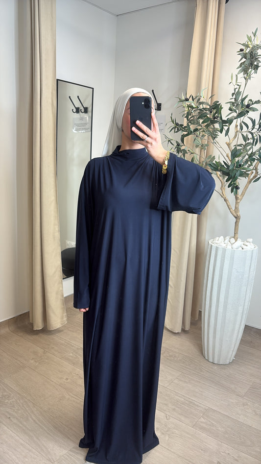 Abaya Jersey Premium [ bleu marine ]