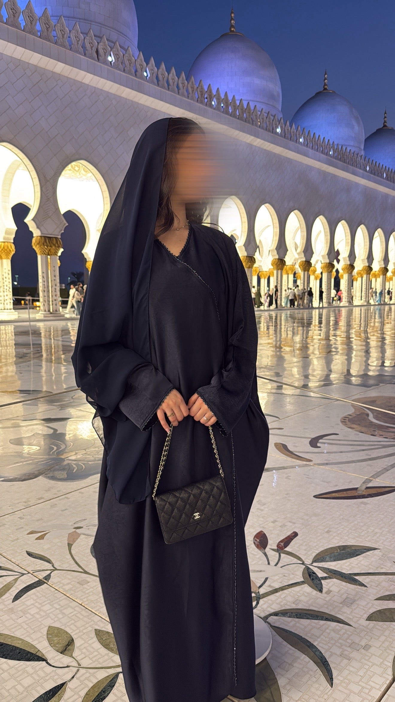 ABAYA MALAYKA [ bleu ]